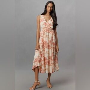 Reformation Farah Sleeveless V-Neck Midi Dress NWT